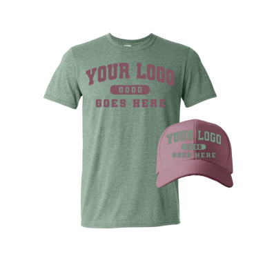 Combo PS1400 Mauve / Heather Forest Green Tee